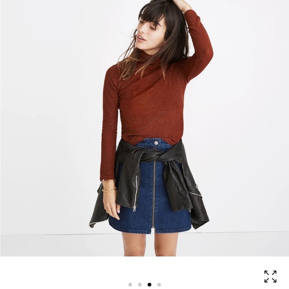 Madewell Night Sparkle Turtleneck Sweater - Picture 1 of 14